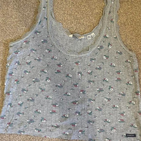 Superdry Womens multi Crop-top